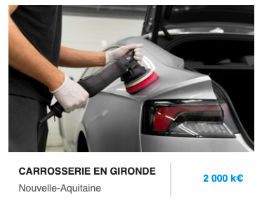 carrosserie et garage automobile à vendre dans la gironde proche grande ville